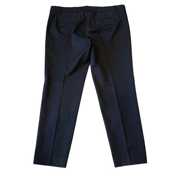 Banana Republic Women's Slim Straight Ankle Trouser Pant Black Size 12 Short - Picture 2 of 8
